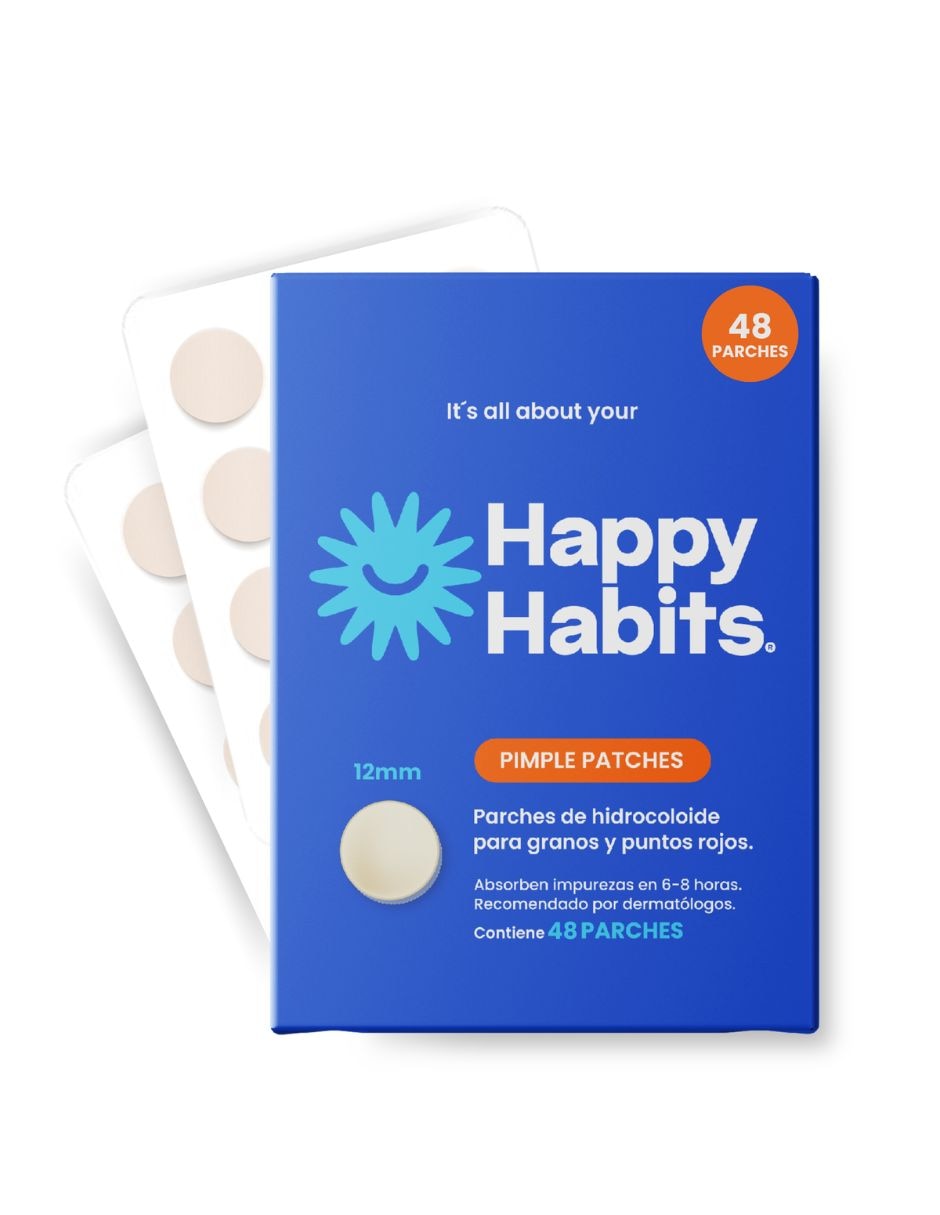 Parches para acné 48 parches happy habits
