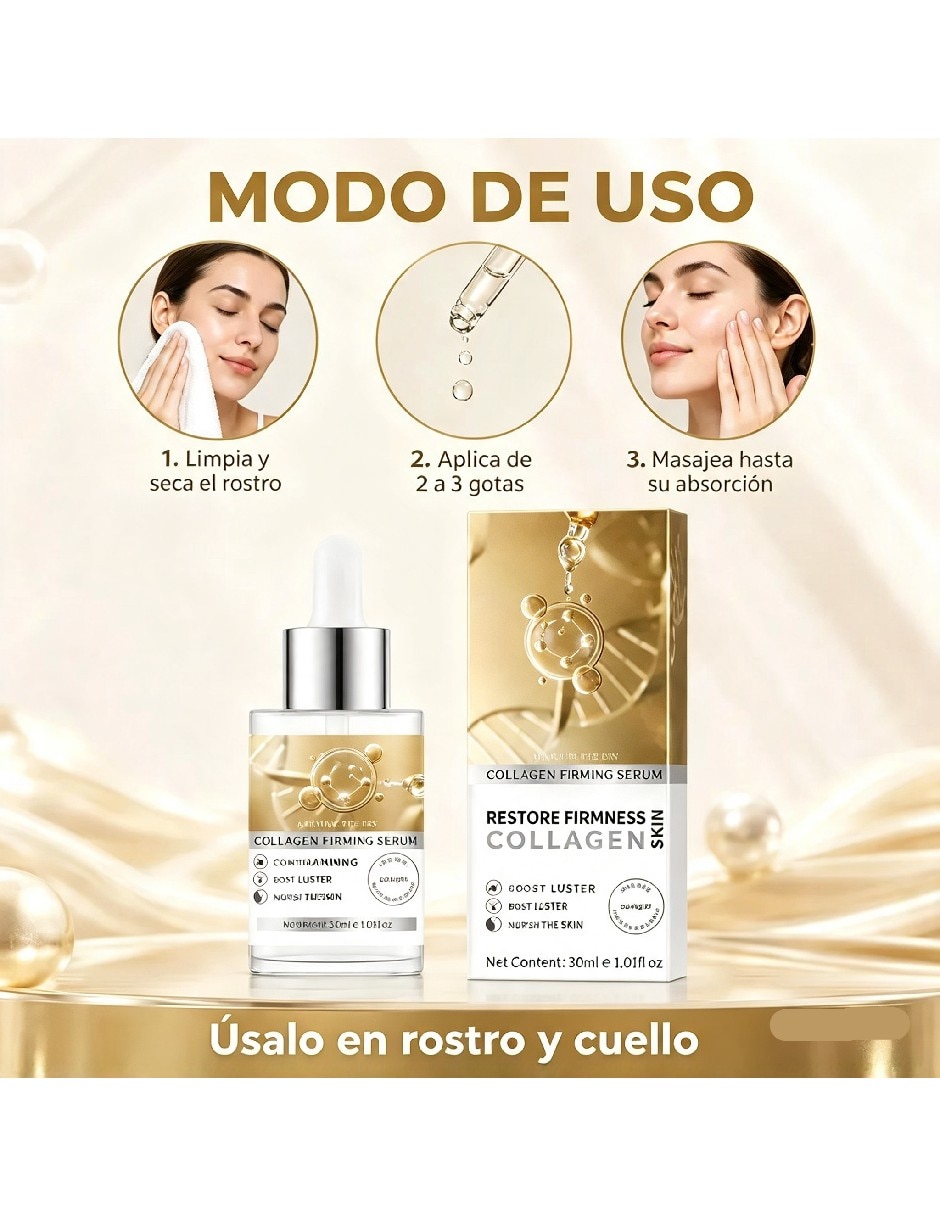 Sérum reafirmante facial nutritivo reafirmante para todo tipo de piel 3