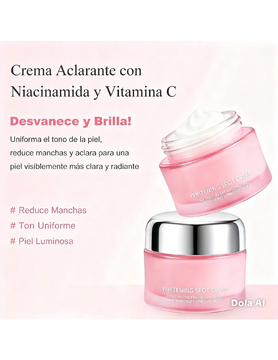 Crema para facial recomendada para reducir manchas de día y noche para todo tipo de piel 2
