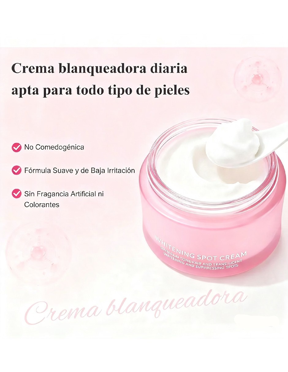 Crema para facial recomendada para reducir manchas de día y noche para todo tipo de piel 5