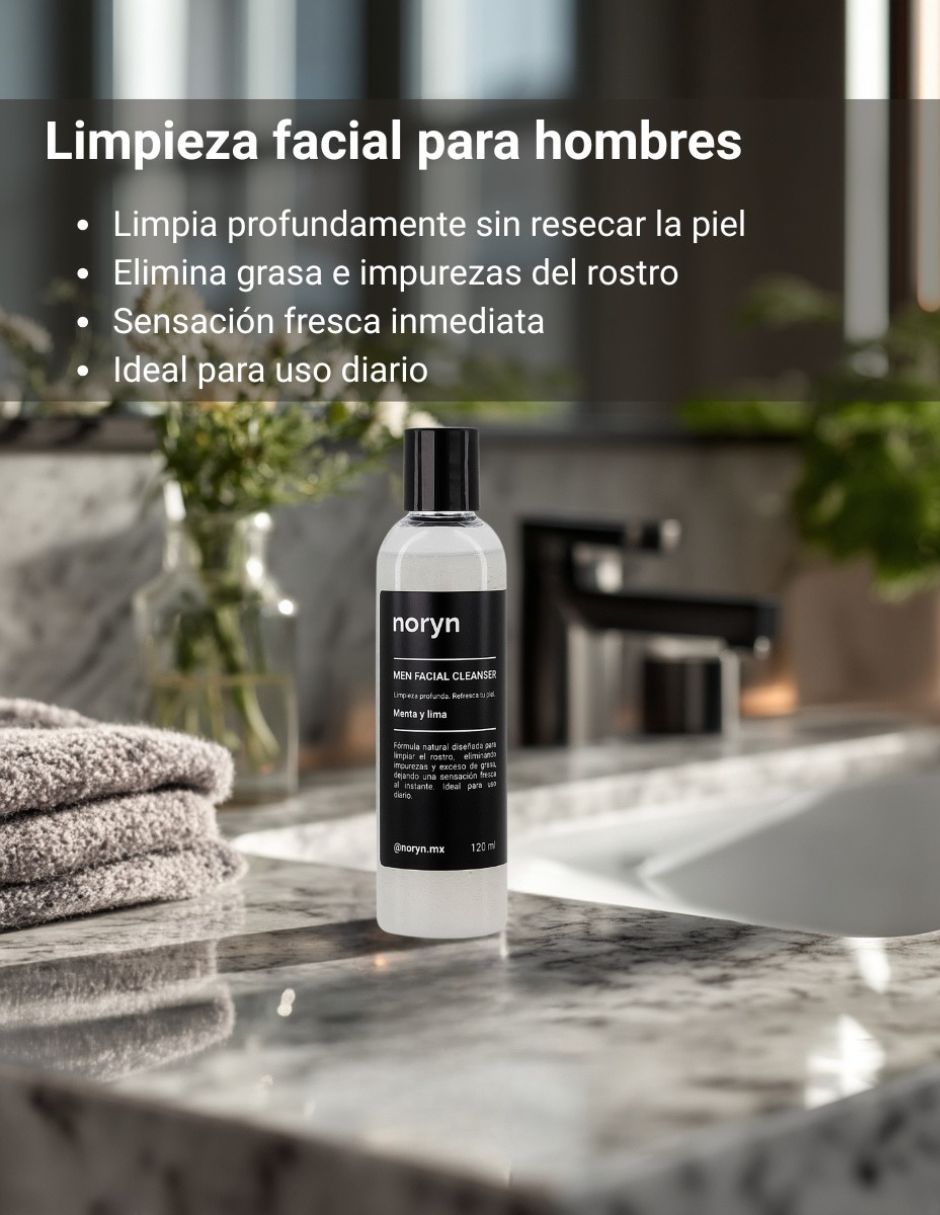 Limpiador facial para eliminar el brillo 5