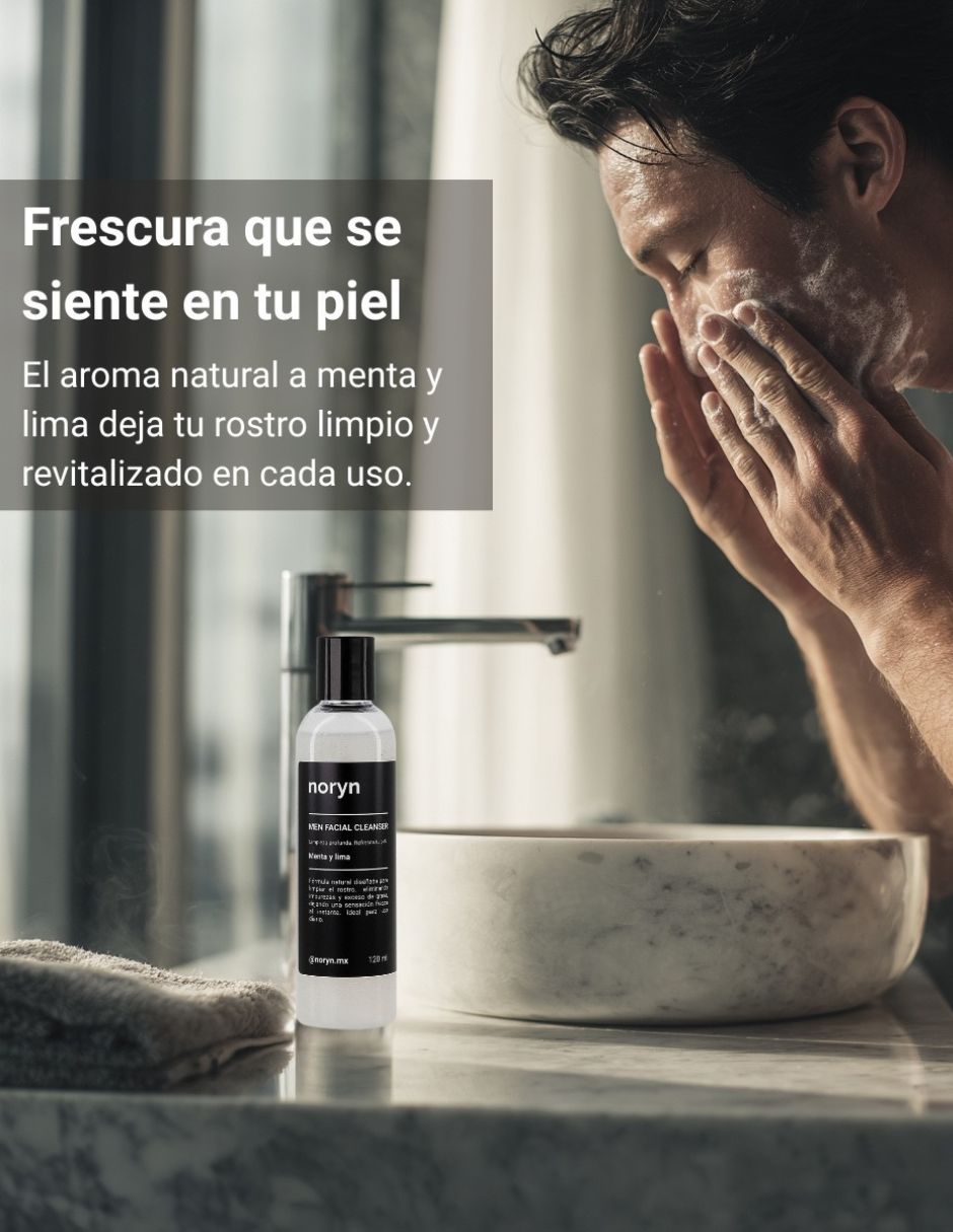 Limpiador facial para eliminar el brillo 6