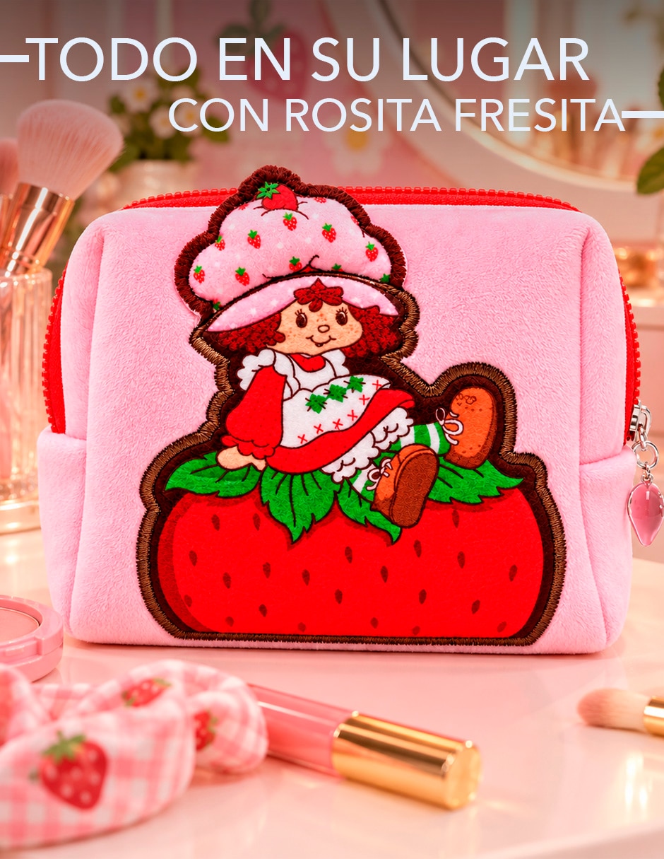Cosmetiquera para maquillaje rosita fresita para hombre 3