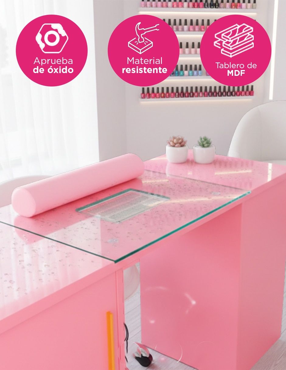 Mesa para manicura madera 4